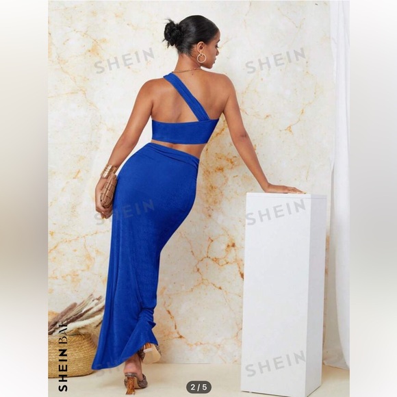 Blue two piece set - Picture 2 of 4